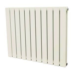 Cream Flat Panel Horizontal Radiator - GLO Idox Range