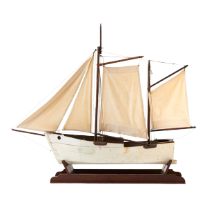 Early 20th Century Pond Boat