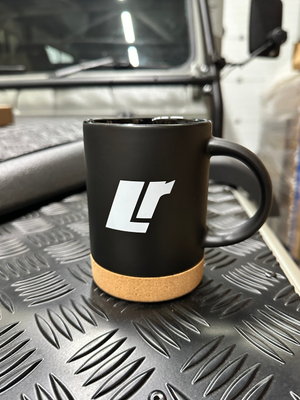 LRC11007 - LR Parts Mug with Cork Base - Don't Scratch Your Paintwork When Working on Your Land Rover!