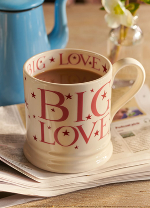Pink Toast Big Love Large Mug