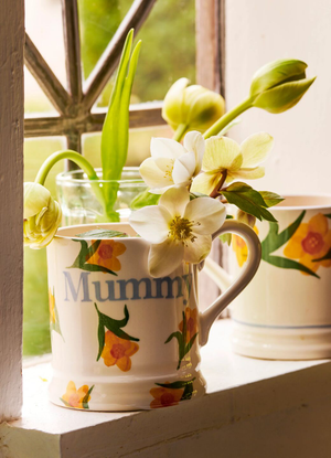 Windblown Daffodils Mummy 1/2 Pint Mug
