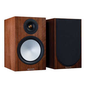 Monitor Audio Silver 100 7G Bookshelf Speakers - Natural Walnut