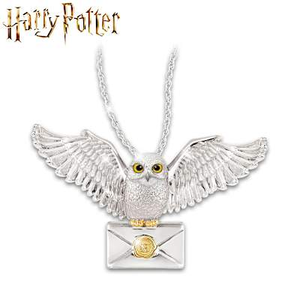 HEDWIG Flying Letter Pendant Necklace