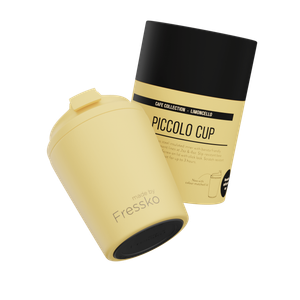 Fressko Piccolo 4oz / 118ml Reusable Coffee Cup, Stainless Steel - Limoncello (one size)