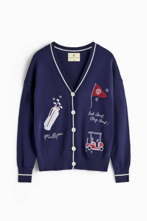 Sophie Cardigan- Midnight Blue (XS)