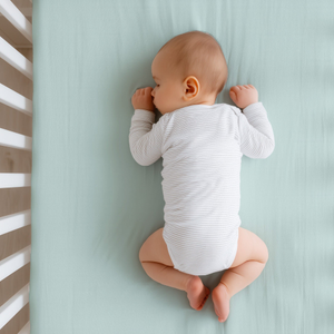 Supersoft Fitted Cot Sheet - Duck Egg