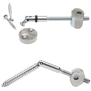 Angled Handrail To Post Fixing Kit (Zipbolt)