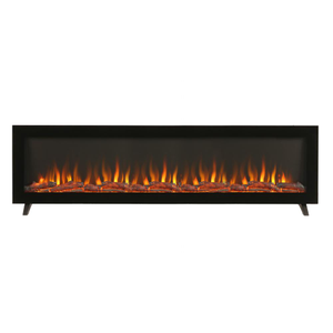 ECOSO Edge -  60 Modern Black Wall Mounted Electric Fire