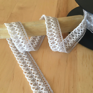 Dentelle feston 20mm  - Gris