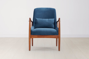 Chair 01 - Small Occasional Chair - Velvet Teal