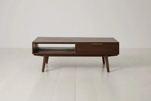 Coffee Table 01 - 1 Drawer - Walnut