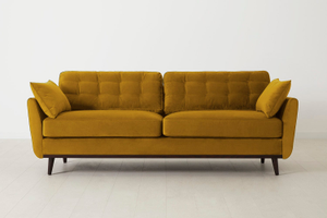 Model 10 - 3 Seater - Velvet Mustard