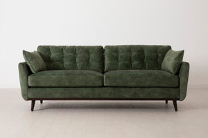 Model 10 - 3 Seater - Mottled Velvet Conifer