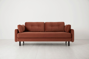 Model 04 - Double Sofa Bed - Velvet Brick