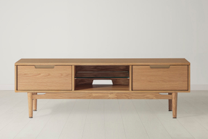 TV Unit 01 - 2 Drawers - Oak