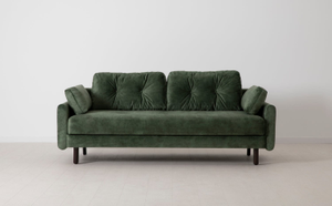 Model 04 - Double Sofa Bed - Mottled Velvet Conifer