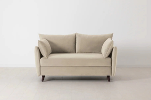 Model 08 - 2 Seater - Double Size Sofa Bed - Velvet Bone