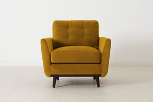 Model 10 - Armchair Velvet Mustard