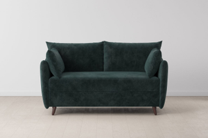 Model 08 - 2 Seater - Double Size Sofa Bed - Mottled Velvet Ocean