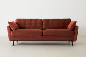 Model 10 - 3 Seater - Velvet Brick
