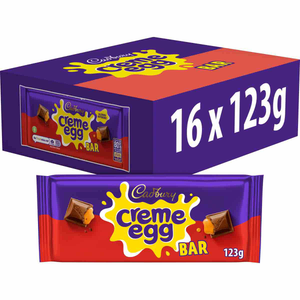 Cadbury Creme Egg Chocolate Bar 123g  (Box of 16)