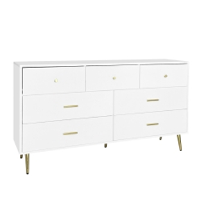 Cómoda y Aparador Elegante Guía Deslizante Suave Blanco
