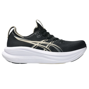 Asics Womens Gel Nimbus 28 - Black/Feather Grey - Neutral - SS26