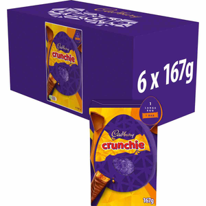 Cadbury Crunchie Easter Egg 167g L (Box of 6)