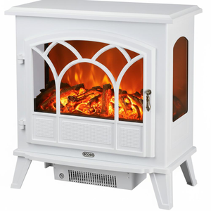 ECOSO Emberton - Traditional White Electric Stove