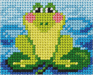 Kit canevas enfant - La grenouille