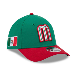 Mexico MLB World Baseball Classic 2026 Green 39THIRTY M-Crown Stretch Fit Cap
