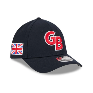 Great Britain MLB World Baseball Classic 2026 Navy 39THIRTY M-Crown Stretch Fit Cap