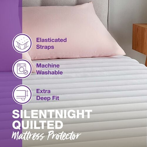 SILENTNIGHT QUILTED DOUBLE Mattress Protector