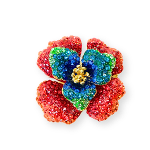 Tropical Flower Brooch