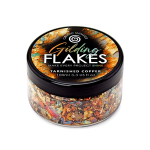 Cosmic Shimmer Gilding Flakes Tarnished Copper 100ml