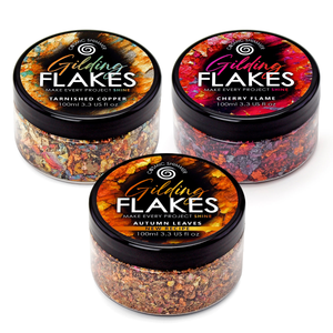 Cosmic Shimmer Gilding Flakes Metallic Blends 100ml, pack of 3