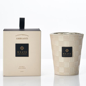 Ambianti Weave Pure Island 360g Candle