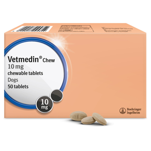 Vetmedin 10mg Flavoured Tablets for Dogs