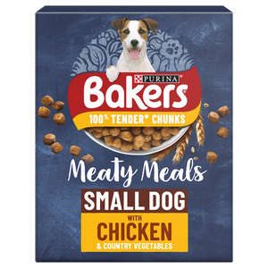 Bakers Meaty Meals Small Dog Adult Dry Dog Food (Chicken) 1kg