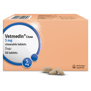Vetmedin 5mg Flavoured Tablets for Dogs