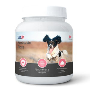 VetUK Probiotic Fibre for Dogs 500g