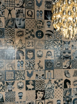Indigo Decor Mix Floor and Wall Tile 200x200mm - Box of 10 tiles
