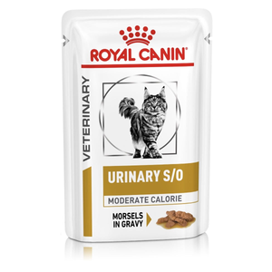 Royal Canin Urinary S/O Moderate Calorie Pouches for Cats - Pack Size : 12 x 85g Pouches