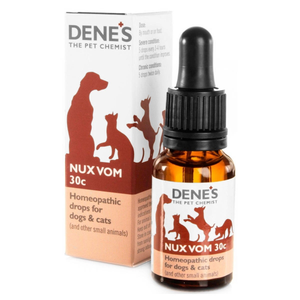 Denes Nux Vomica 30c Drops for Cats and Dogs 15ml