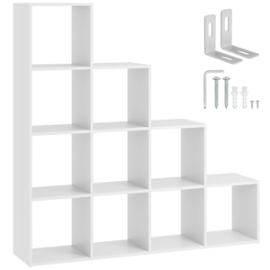 Libreria Talisa con 10 scomparti aperti, design a cubo