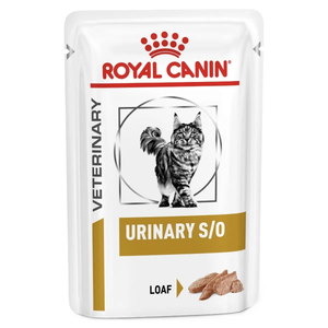 Royal Canin Urinary S/O Pouches in Loaf for Cats - Pack Size : 12 x 85g Pouches