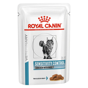 Royal Canin Sensitivity Control Pouches for Cats - Pack Size : 48 x 85g Pouches
