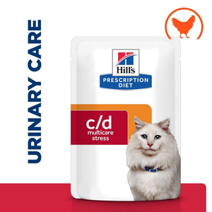 Hills Prescription Diet CD Urinary Stress Pouches for Cats