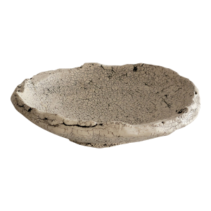 Handmade Organic Japanese Ceramic Low Bowl by Gaku Nakane