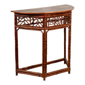 Antique Faux Bamboo Side Table, England Circa 1890